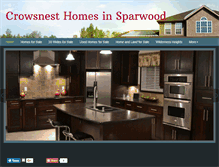 Tablet Screenshot of crowsnesthomes.net